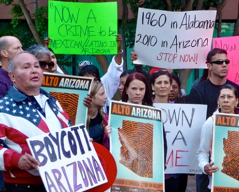 New Arizona Enforcement Law Sparks Calls for Economic Boycott