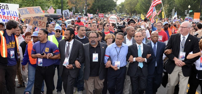 Massive Immigration Reform Rally Proceeds in Washington, D.C.