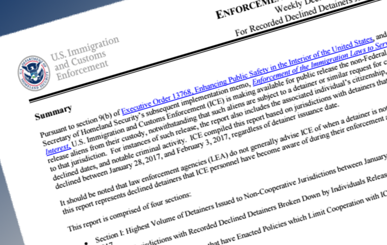 ICE’s Public Shaming Detainer Reports Were So Inaccurate They Had to Stop Publishing Them