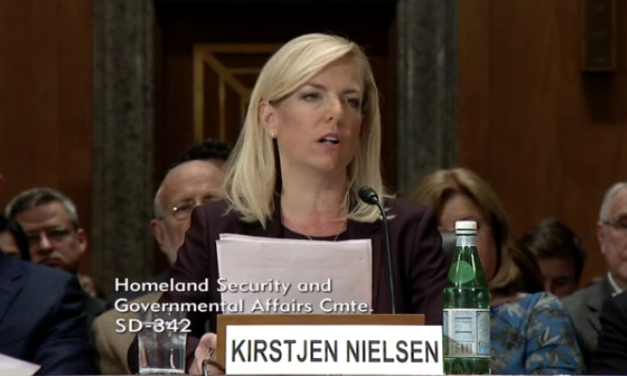 Trump’s Nominee for DHS Secretary Commits to Continuing Kelly’s Legacy on Immigration Enforcement