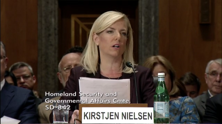 Trump’s Nominee for DHS Secretary Commits to Continuing Kelly’s Legacy on Immigration Enforcement